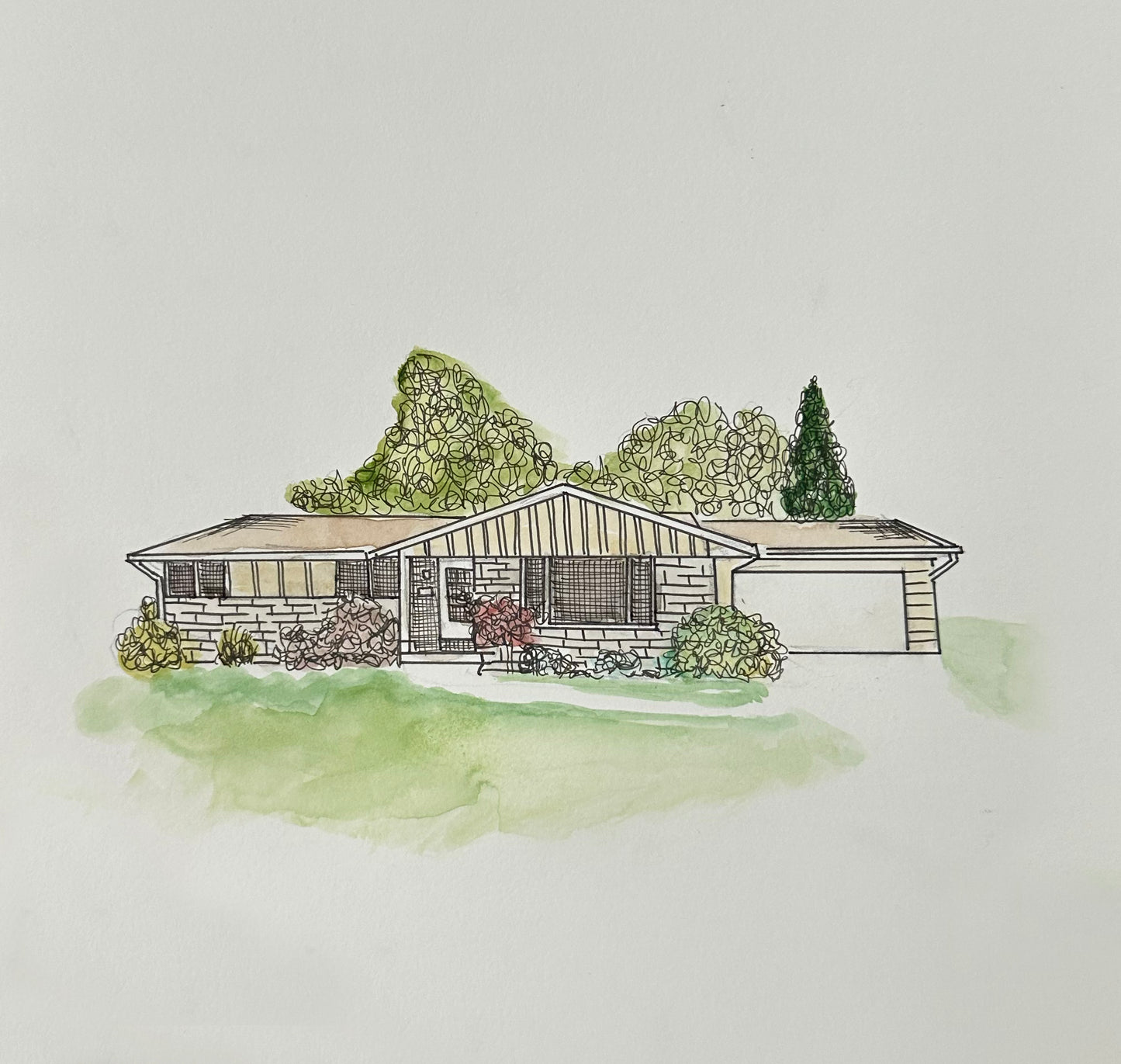 Custom Home Drawing