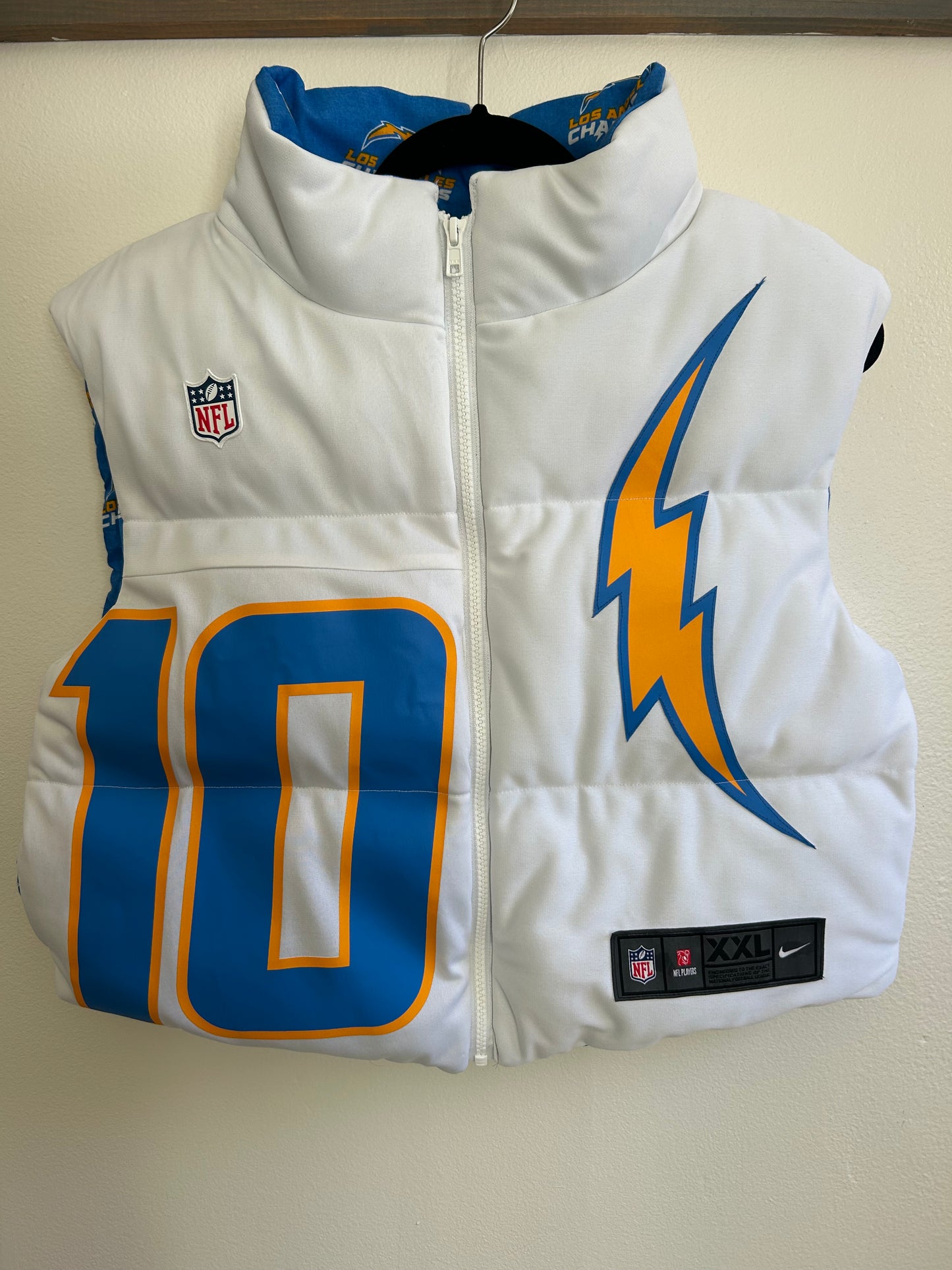 Custom Sports Cropped Puffer Vest