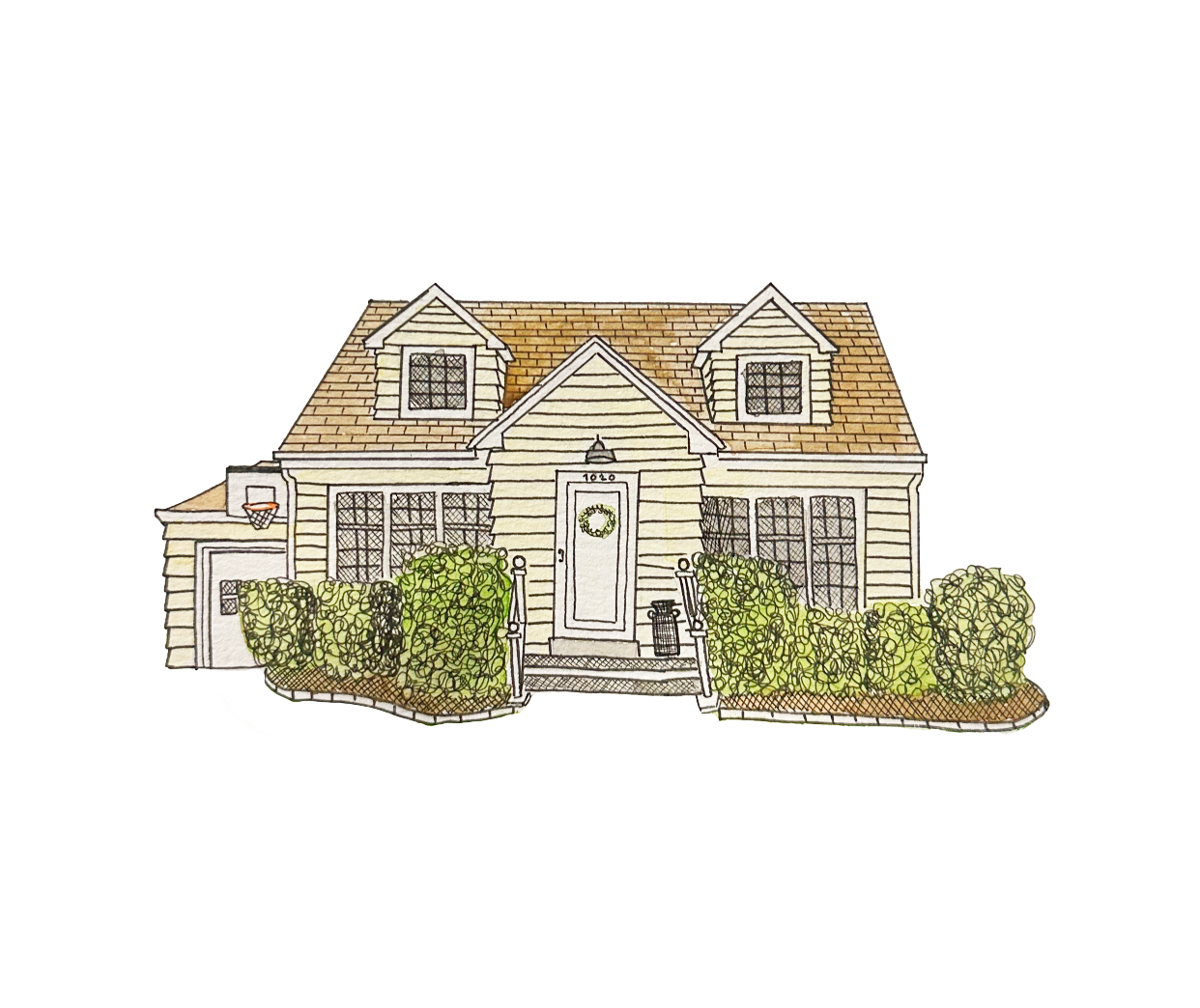 Custom Home Drawing