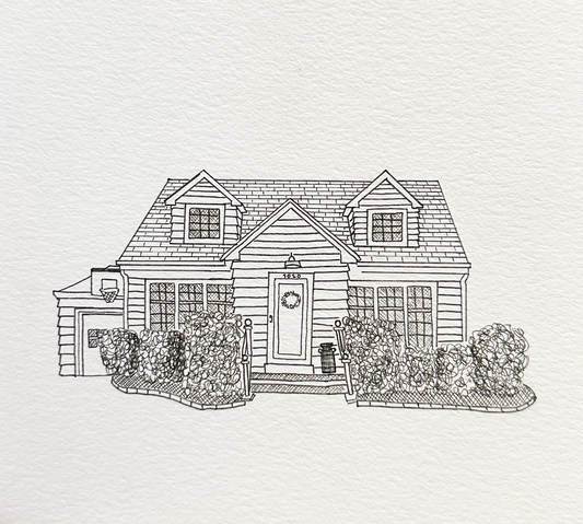 Custom Home Drawing